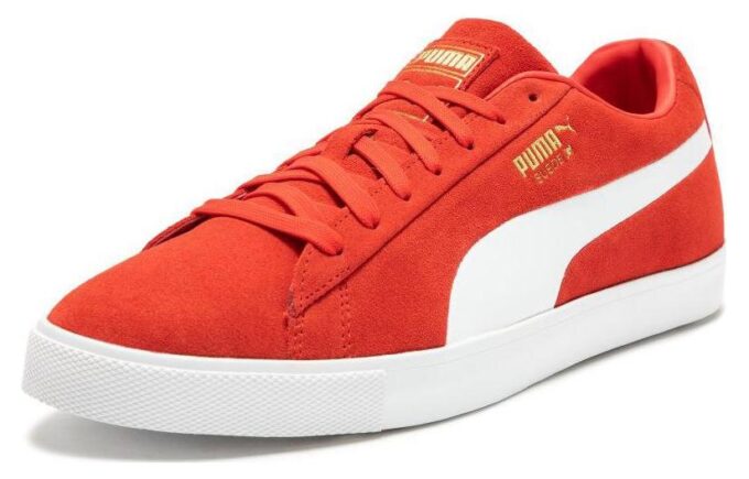 Fusion Suede For All Time LE Golfskor ”Röd Vit”