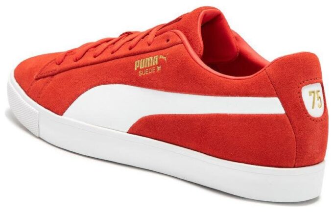 Fusion Suede For All Time LE Golfskor ”Röd Vit”
