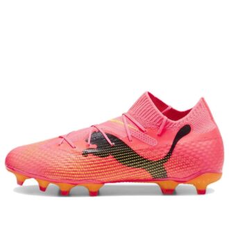 Future 7 Pro FG/AG Fotbollsskor med snörning ”Rosa”