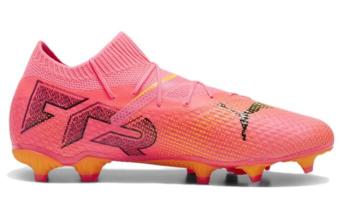 Future 7 Pro FG/AG Fotbollsskor med snörning ”Rosa”