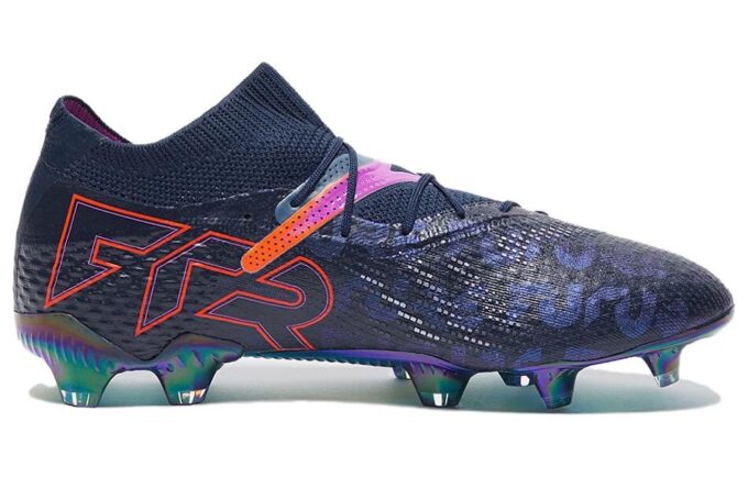 Future 7 Ultimate FG/AG Fotbollsskor ”Marinblå Rosa Röd”