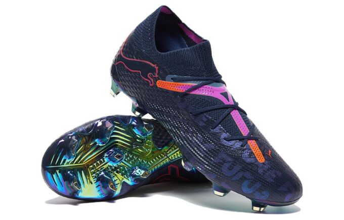 Future 7 Ultimate FG/AG Fotbollsskor ”Marinblå Rosa Röd”