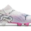 Future 7 Ultimate FG/AG Fotbollsskor ”Vita Rosa Svarta”