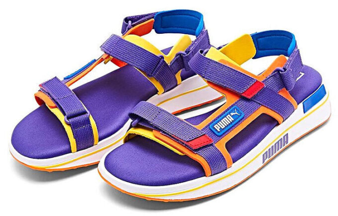 Future Rider Game On Sandal ”Lila Vit”