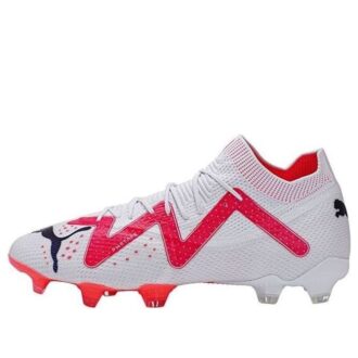 Future Ultimate FG/AG ”Vit-PUMA Svart-Fire Orchid”