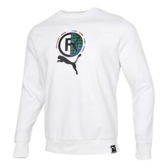 Game Graphic Crewneck-tröja ”Vit Svart Grön”