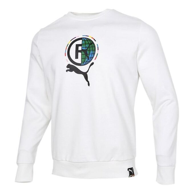 Game Graphic Crewneck-tröja ”Vit Svart Grön”