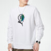 Game Graphic Crewneck-tröja ”Vit Svart Grön”