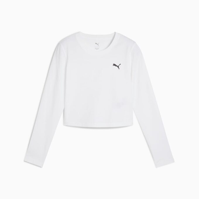 Garderobe Essentials Dam Kort Långärmad T-shirt Garderobe Essentials Dam Kort Långärmad T-shirt