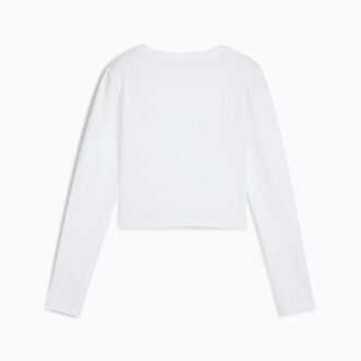 Garderobe Essentials Dam Kort Långärmad T-shirt