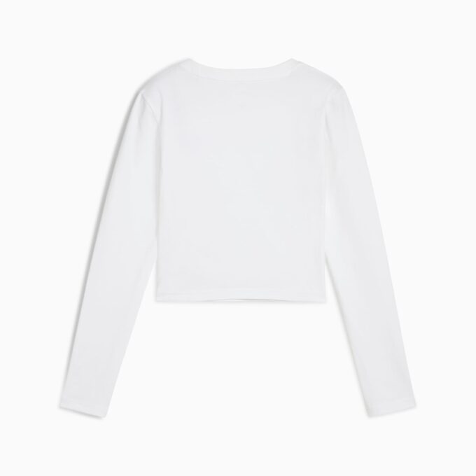 Garderobe Essentials Dam Kort Långärmad T-shirt Garderobe Essentials Dam Kort Långärmad T-shirt