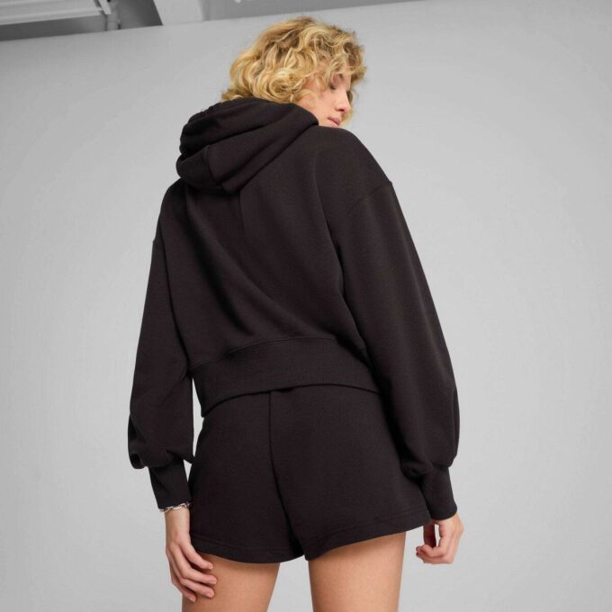 Garderobsessentials Dam Avslappnad Cropped Hoodie Garderobsessentials Dam Avslappnad Cropped Hoodie