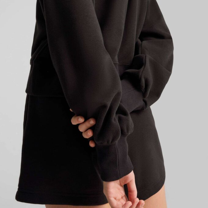 Garderobsessentials Dam Avslappnad Cropped Hoodie Garderobsessentials Dam Avslappnad Cropped Hoodie