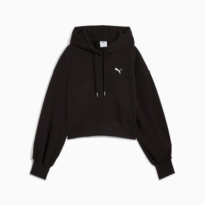 Garderobsessentials Dam Avslappnad Cropped Hoodie Garderobsessentials Dam Avslappnad Cropped Hoodie