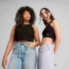 Garderobsnödvändigheter Dam Ribbad Crop Top