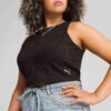 Garderobsnödvändigheter Dam Ribbad Crop Top