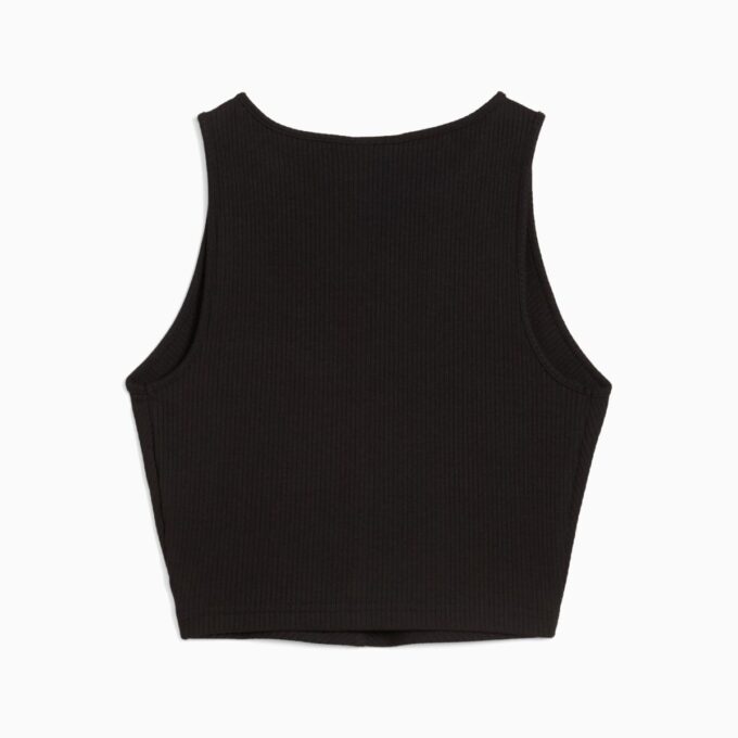 Garderobsnödvändigheter Dam Ribbad Crop Top