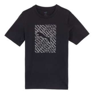 Grafik Katt T-shirt ”Svart”