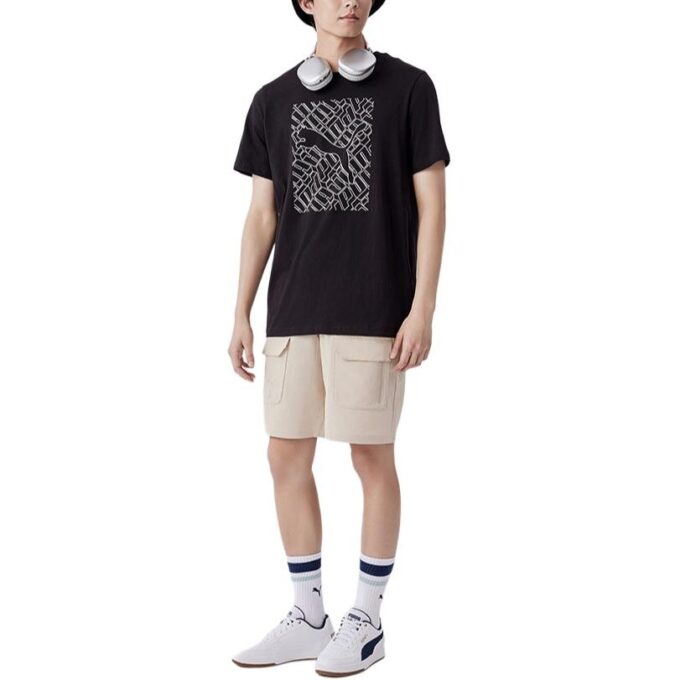 Grafik Katt T-shirt ”Svart”