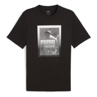 Grafikfototryck T-shirt ”Svart”