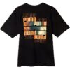 Grafikfototryck T-shirt ”Svart”