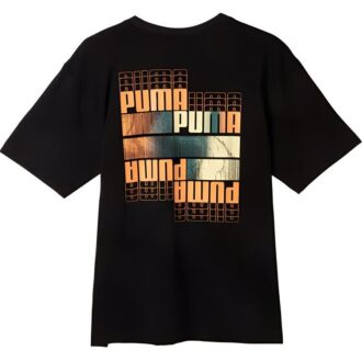 Grafikfototryck T-shirt ”Svart”
