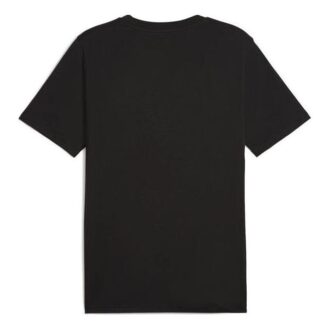 Grafisk bergs-T-shirt ”Svart”