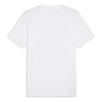 Grafisk bergs-T-shirt ”Vit”