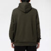 Grafisk Hoodie ”Olivgrön Vit”