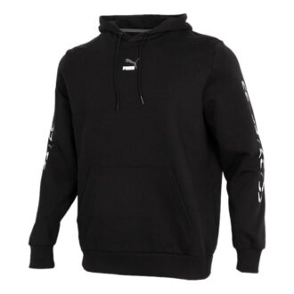 Grafisk Hoodie ”Svart Vit”