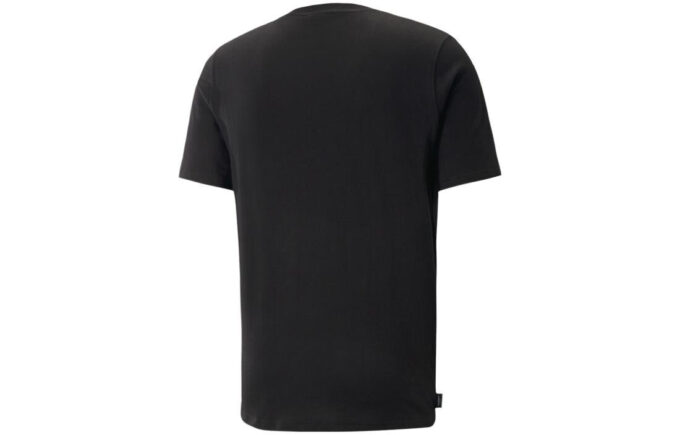 Grafisk smält katt-t-shirt ”Svart”