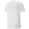Grafisk smält katt-t-shirt ”Vit”
