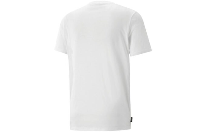 Grafisk smält katt-t-shirt ”Vit”
