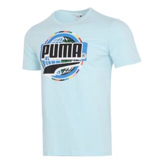 Grafisk T-shirt ”Blå Svart”