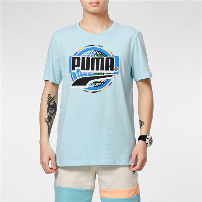 Grafisk T-shirt ”Blå Svart”