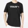 Grafisk Tåg-T-shirt ”Svart”