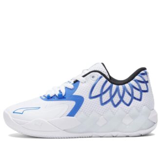 (GS) MB.01 Låg LaMelo-boll ”Lagfärger – Vit Bluemazing”