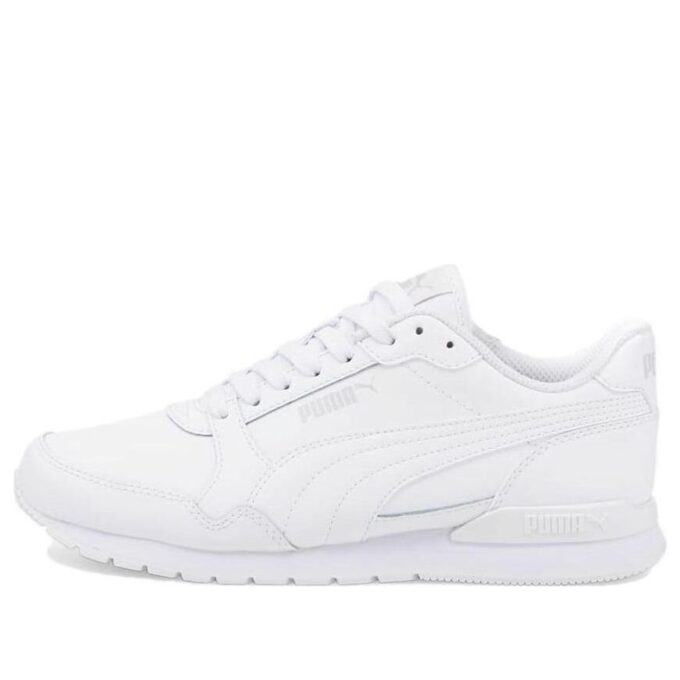 (GS) ST Runner v3 Läder ”Trippelvitt”