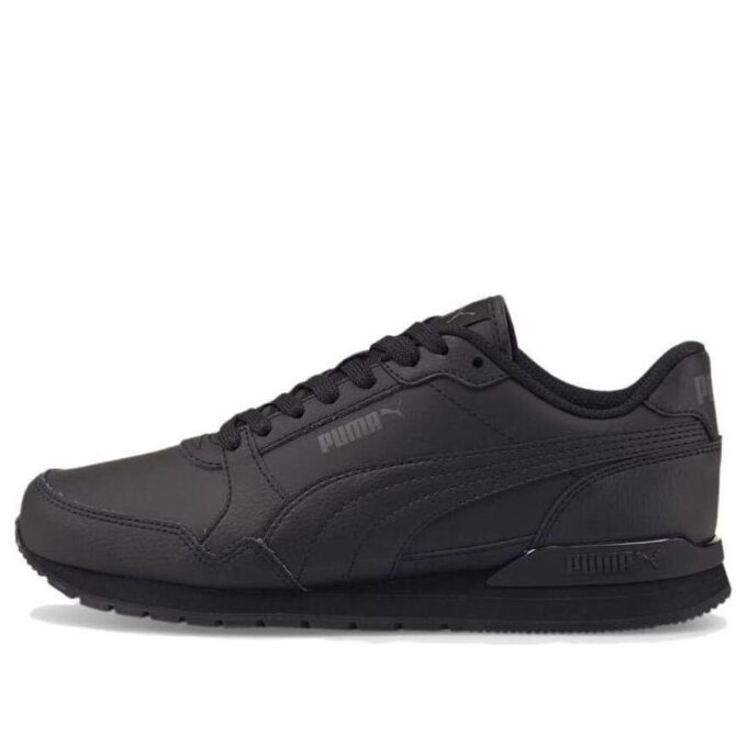 (GS) ST Runner V3 Läderskor ”Trippel Svarta”