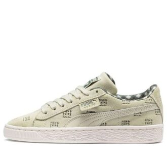 (GS) Suede Ldn x Tc ”Olivgrön Vit”