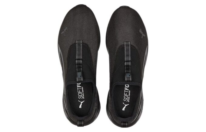 Heldagsaktiva slip-on ”Black Dark Shadow”