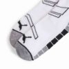 Herr Half Terry Quarter Long Crew-strumpor (6 par)
