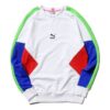 Herr PUMA TFS Crew Rund Halsad Tröja Vit