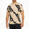 Herr PUMA x PRONOUNCE Unisex Graphic T-shirt Crossover Chain Print Athleisure Casual Sport Kortärmad Khaki