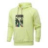 Hoodie med grafisk design ”Grön Svart”