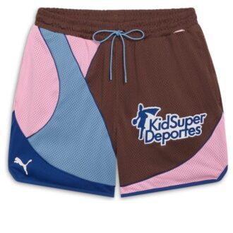 Hoops x KidSuper Shorts ”Kastanjebruna”