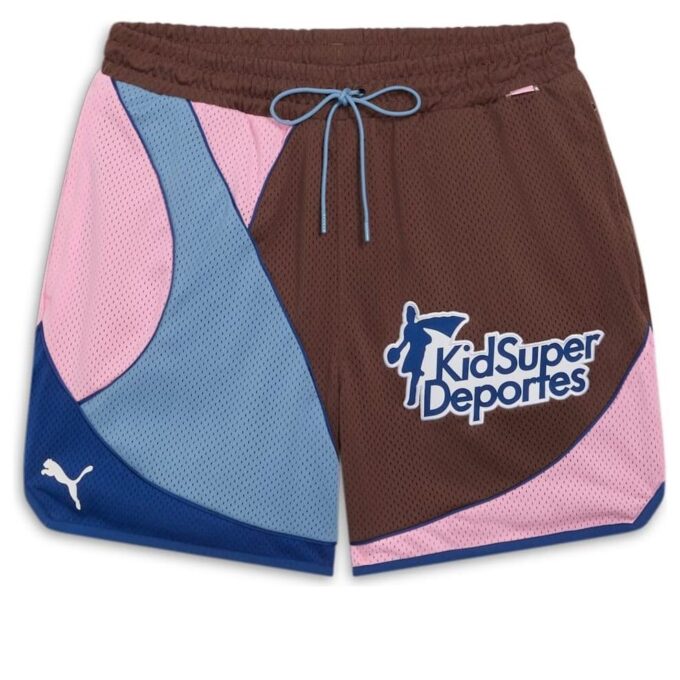 Hoops x KidSuper Shorts ”Kastanjebruna”