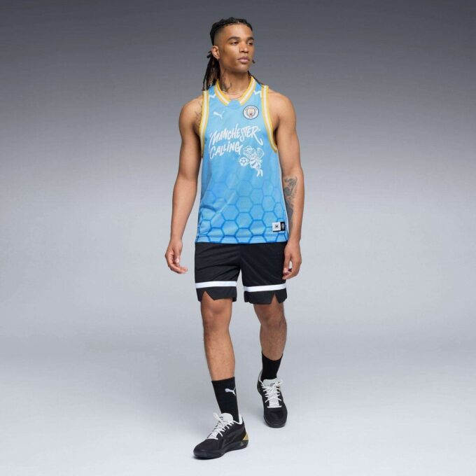 HOOPS x Manchester City herrbaskettröja HOOPS x Manchester City herrbaskettröja