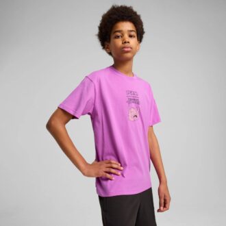 HOOPS x TMNT Avslappnad t-shirt med grafik för stora barn