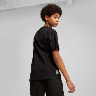 HOOPS x TMNT Avslappnad t-shirt med heltäckande tryck för stora barn